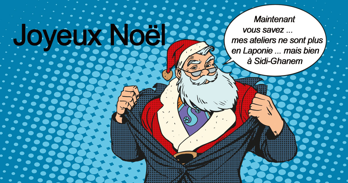 Ateliers du Père Noël à Sidi-Ghanem