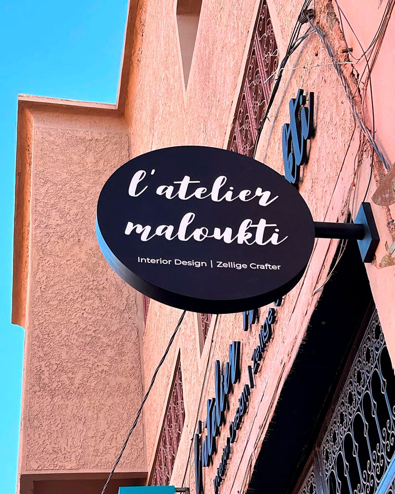 Zellige Marrakech Atelier Maloukti Sidi-Ghanem