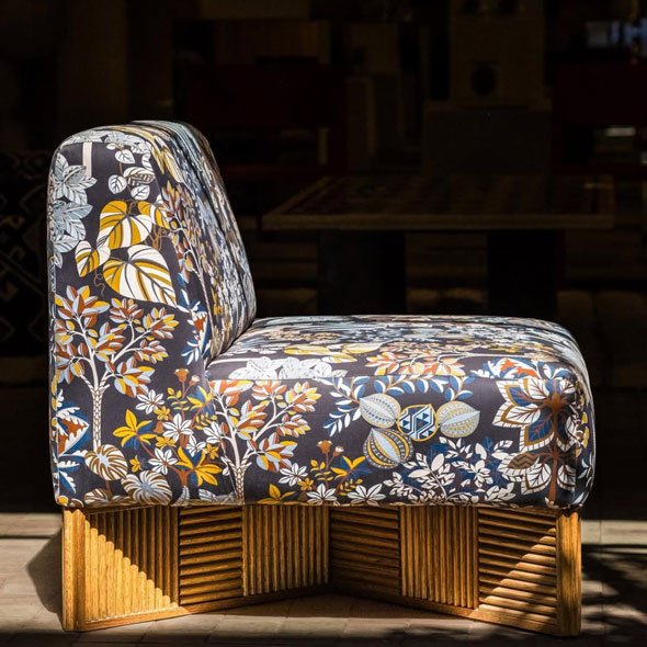 Fauteuil Design Maison Sarayan Marrakech Sidi-Ghanem