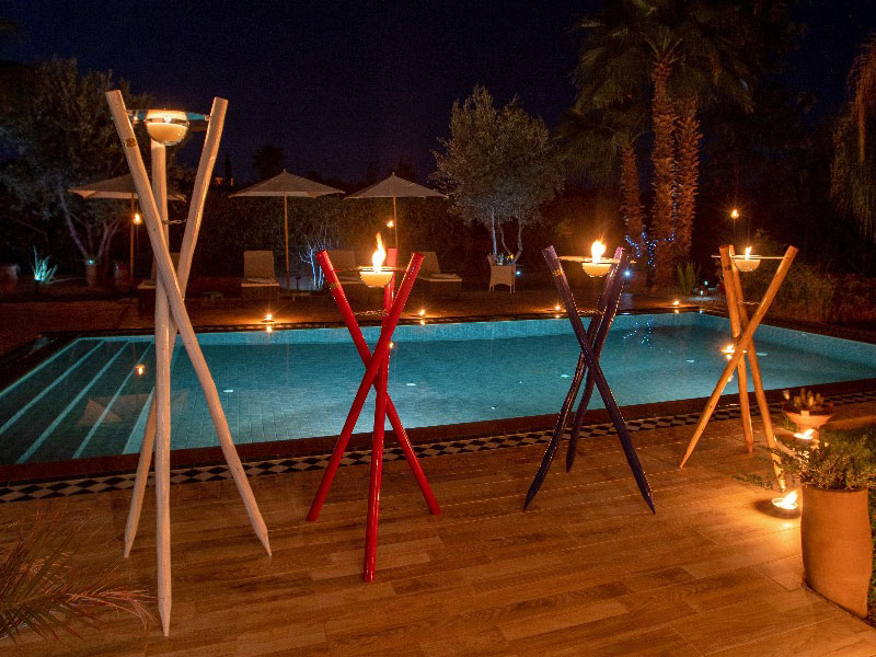 Bougies extérieures Marrakech Maitre Cirier Sidi-Ghanem