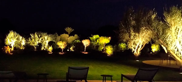 éclairage extérieur Les Lumières de l'Agdal Marrakech Al Massar