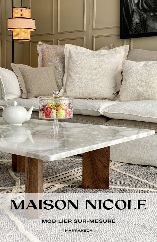 Maison Nicole Mobilier sur Mesure Marrakech Sidi-Ghanem