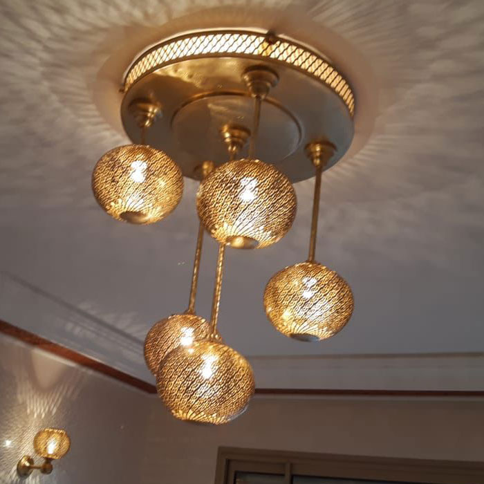Lustre Lumières d'Art Déco Sidi-Ghanem Marrakech