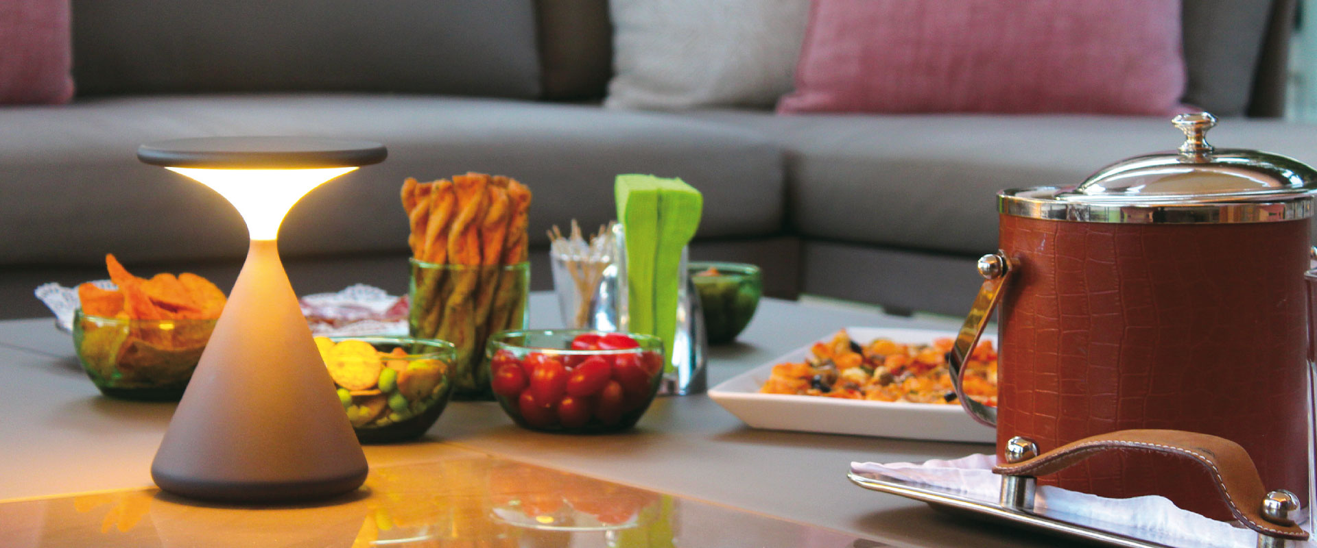 Carré Lighting Luminaire LED restaurant Marrakech