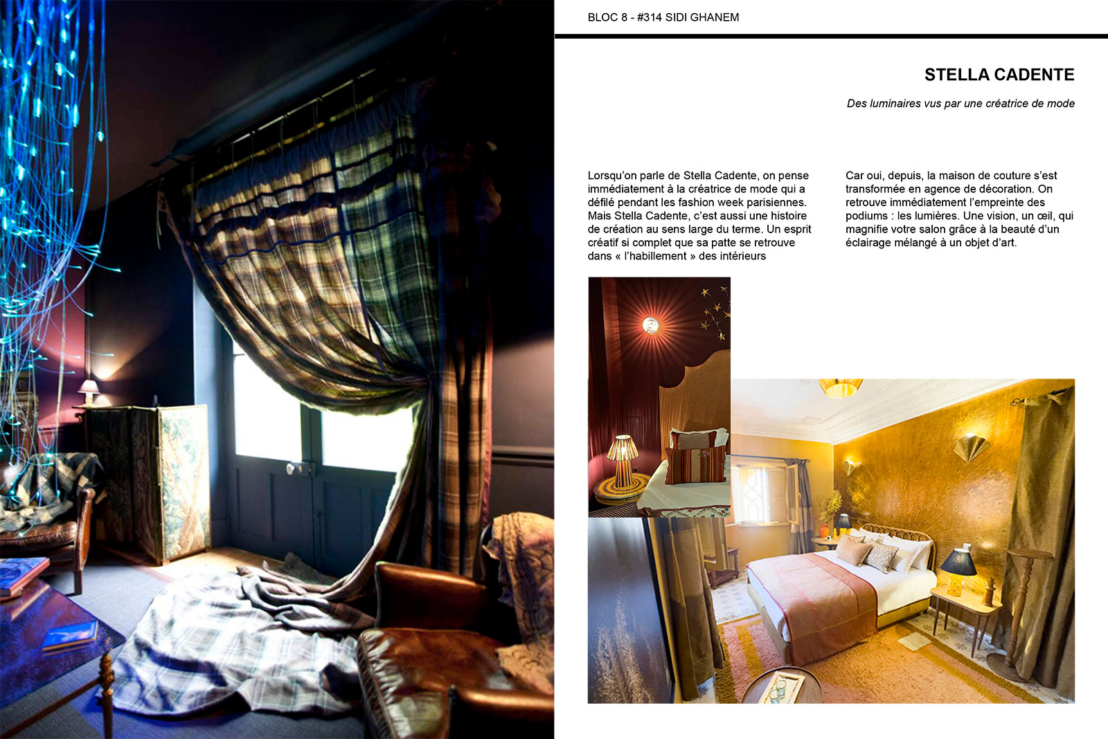 les créateurs de luminaires à Sidi-Ghanem Marrakech