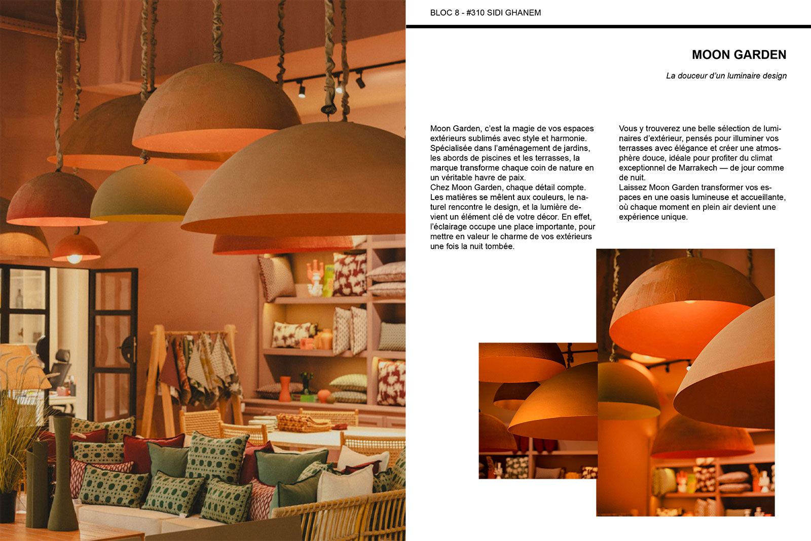 les créateurs de luminaires à Sidi-Ghanem Marrakech