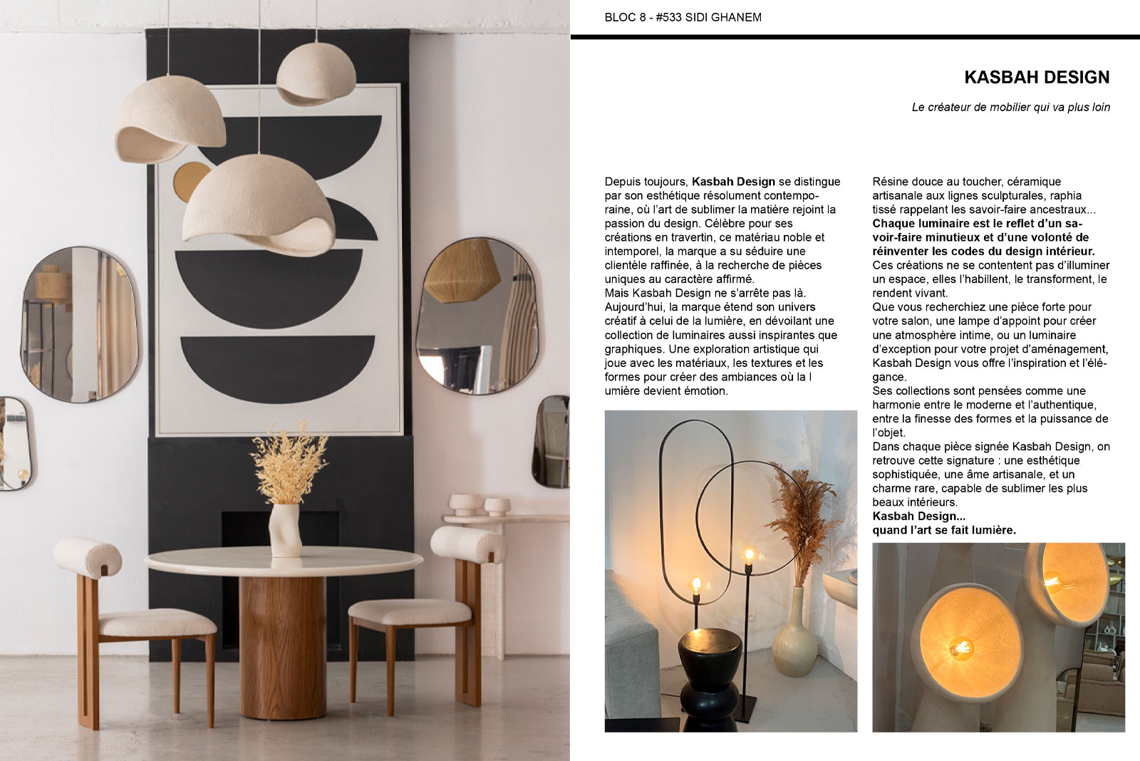 les créateurs de luminaires à Sidi-Ghanem Marrakech