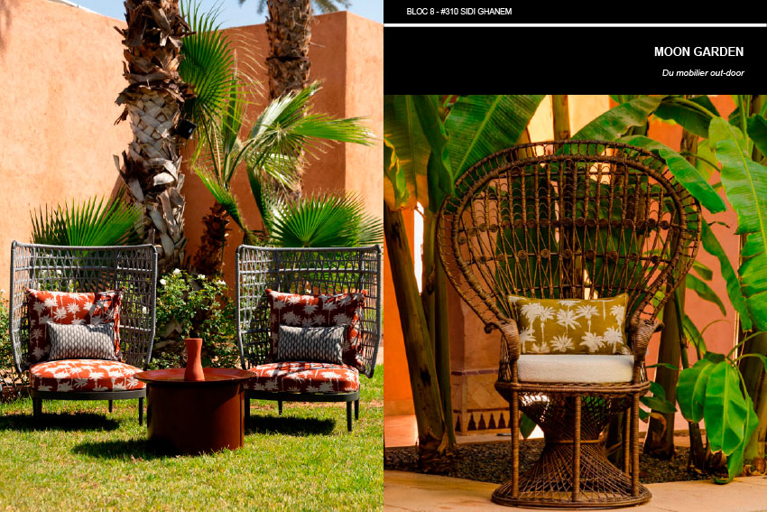Mobilier Marrakech Moon Garden