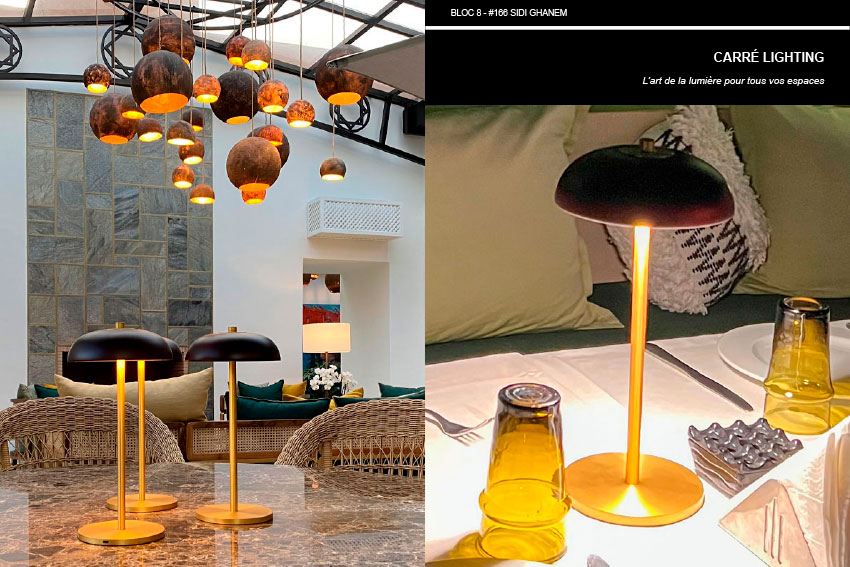 Mobilier Marrakech Carré Lighting