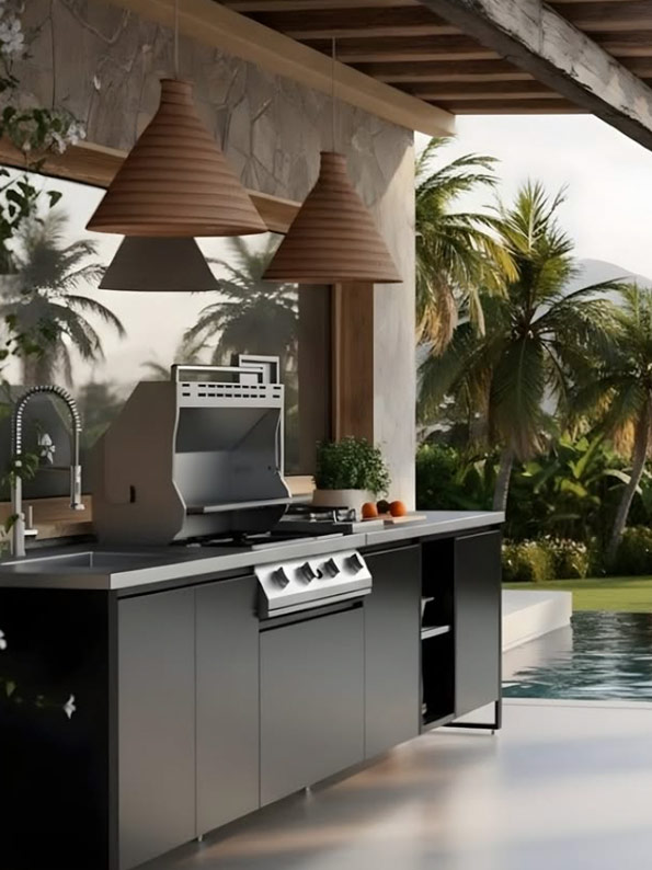 Cuisines extérieures Marrakech Elegance Kitchen Sidi-Ghanem